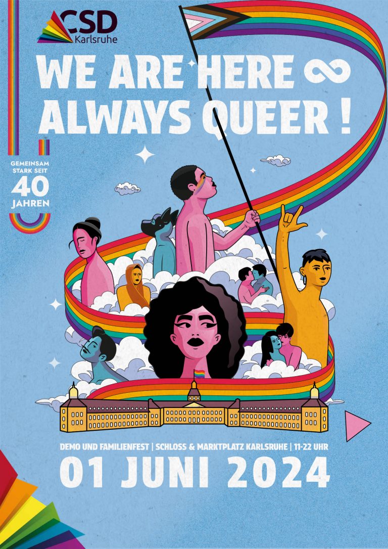 01.06.24 CSD Karlsruhe – We are here – always queer!
